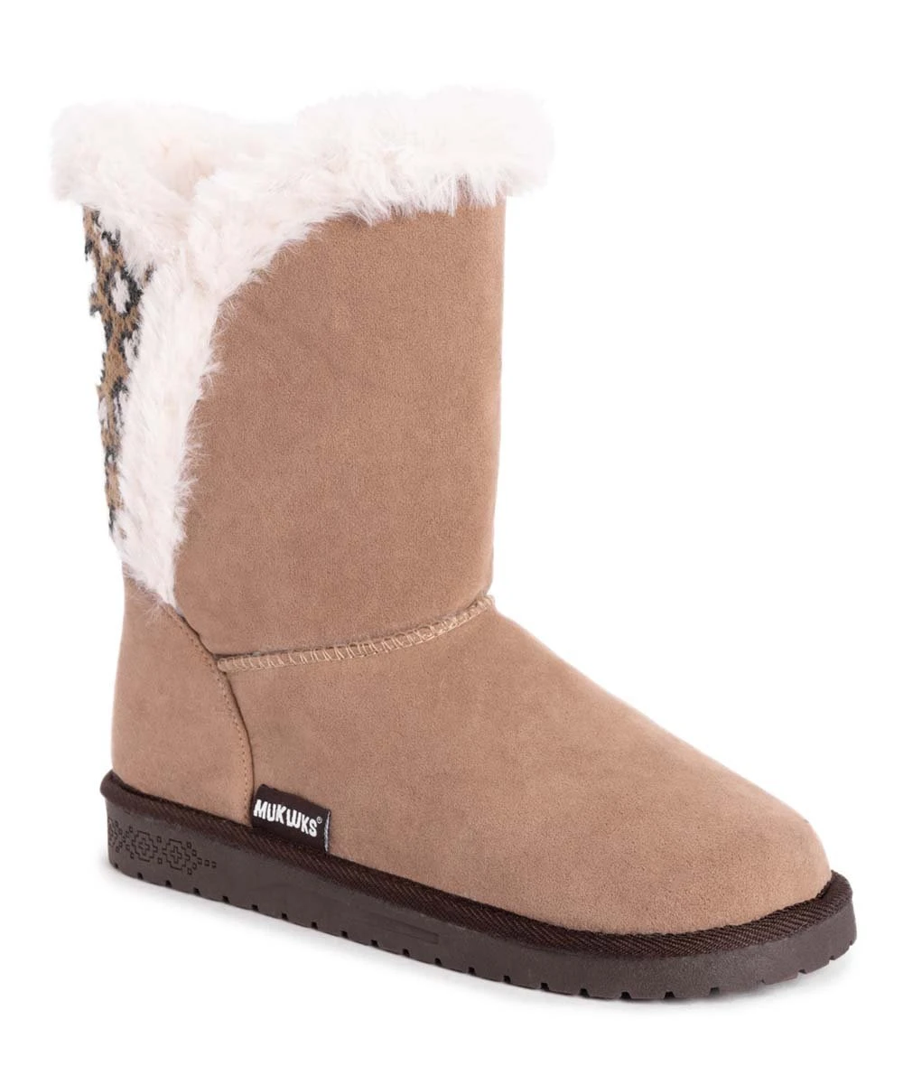 Wholesale ???? Essentials By MUK LUKS Sand Leopard Carey Faux Fur Boot - ???? Women ✨ 2 Wholesale ???? Essentials By MUK LUKS Sand Leopard Carey Faux Fur Boot - ???? Women ✨ - Image 2