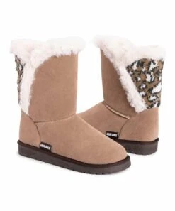 Best deal ???? Essentials By MUK LUKS Sand Leopard Carey Faux Fur Boot - ???? Women ????
