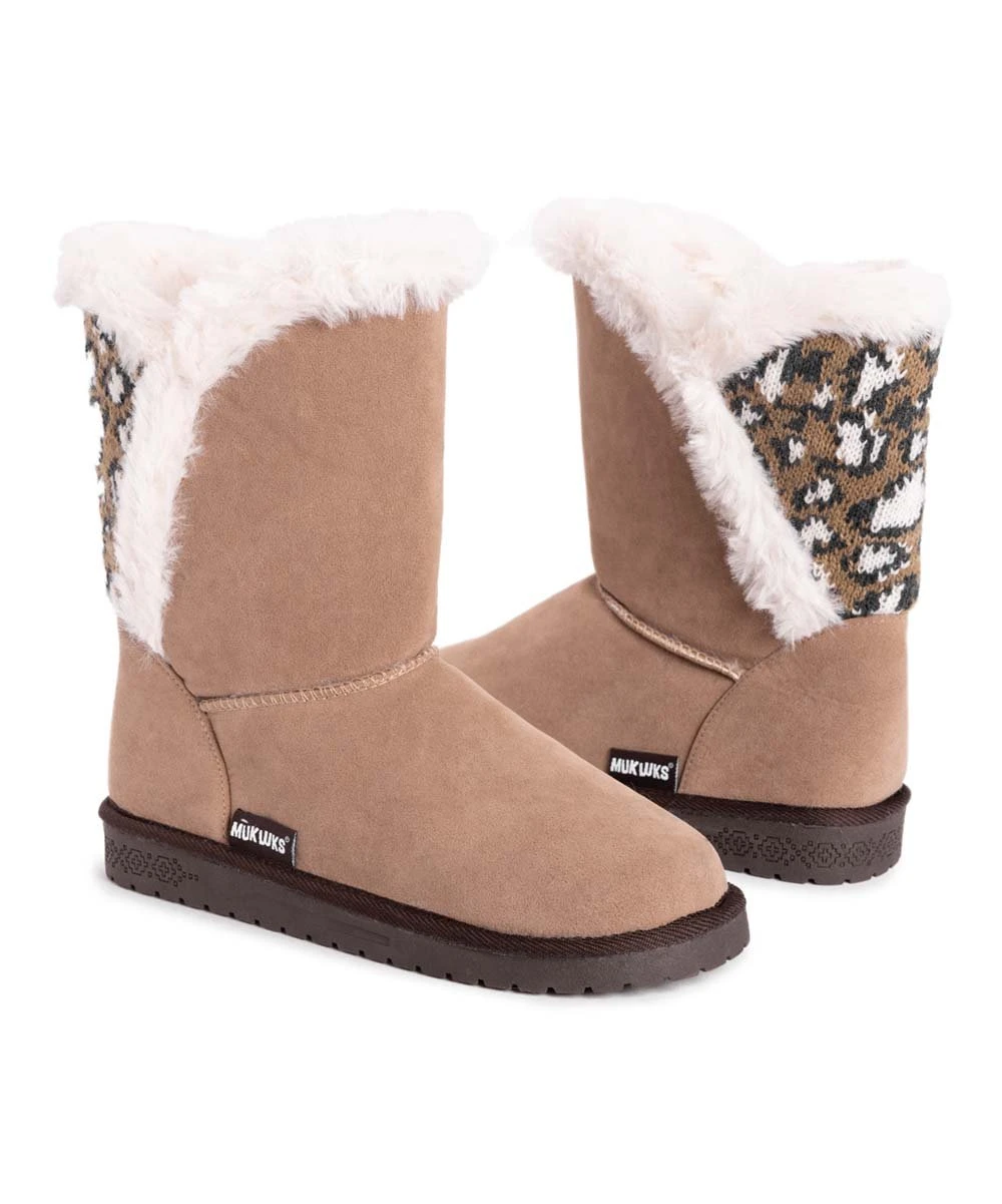 Wholesale ???? Essentials By MUK LUKS Sand Leopard Carey Faux Fur Boot - ???? Women ✨ 1 Wholesale ???? Essentials By MUK LUKS Sand Leopard Carey Faux Fur Boot - ???? Women ✨