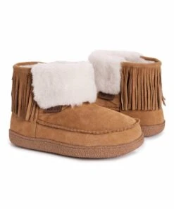 Coupon ???? Leather Goods By MUK LUKS Camel Veroni Fringe Suede Boot - ???? Women ????