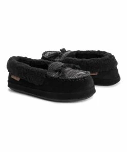 Cheapest ???? Leather Goods By MUK LUKS Ebony Sia Faux Fur Suede Moccasin Slipper - ???? Women ????