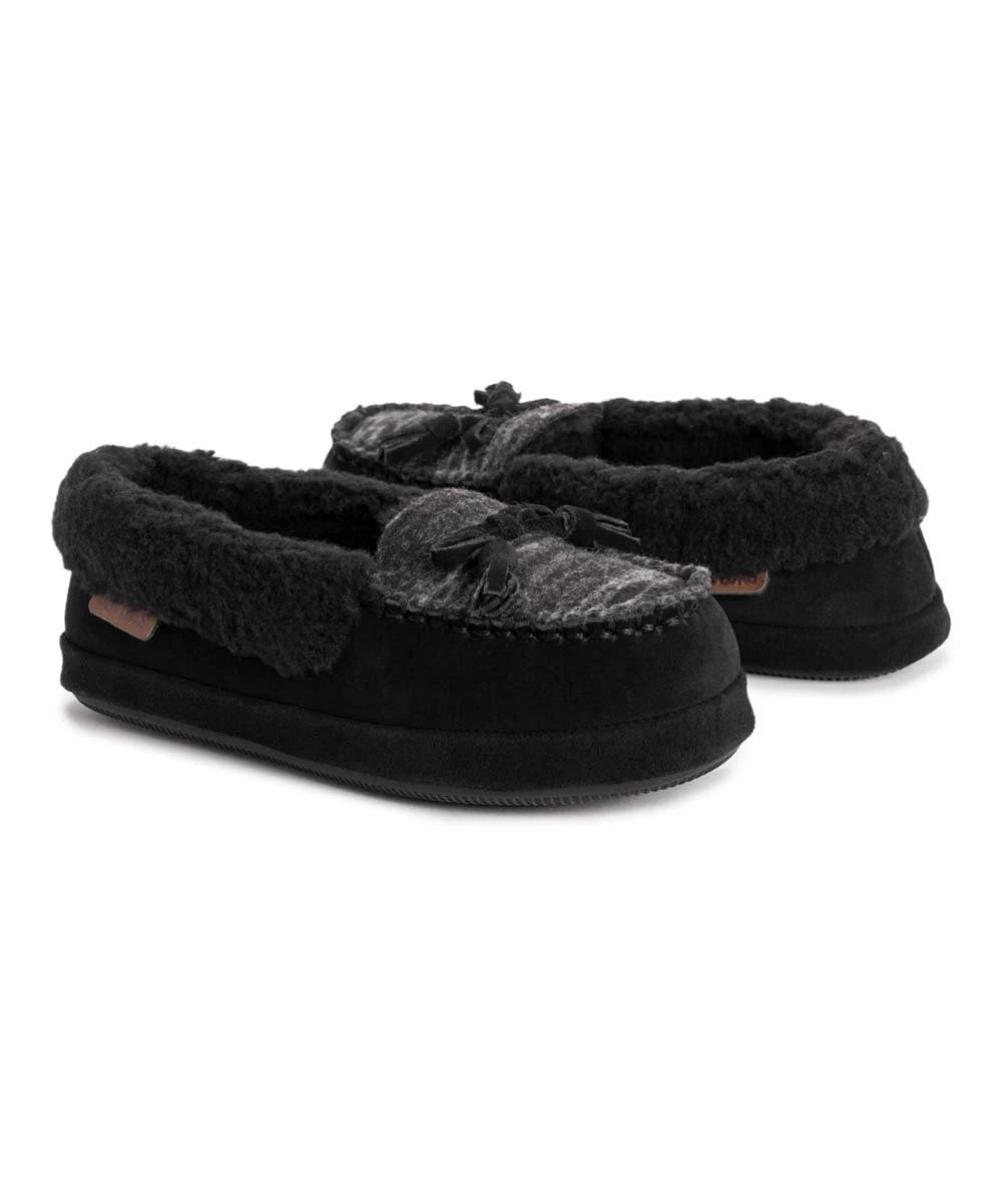 Cheapest ???? Leather Goods By MUK LUKS Ebony Sia Faux Fur Suede Moccasin Slipper - ???? Women ???? 1 Cheapest ???? Leather Goods By MUK LUKS Ebony Sia Faux Fur Suede Moccasin Slipper - ???? Women ????