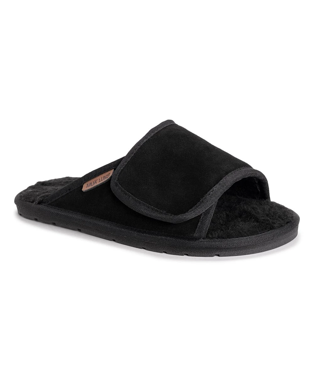 Buy ❤️ Leather Goods By MUK LUKS Ebony Topher Suede Slide - Men ???? 2 Buy ❤️ Leather Goods By MUK LUKS Ebony Topher Suede Slide - Men ???? - Image 2