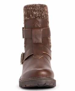 Promo ???? LUKEES By MUK LUKS Brown Buckle-Detail Logger Quebec Ankle Boot - ???? Women ???? -MUK LUKS SHOP zu97892778 alt 4 tm1634820232