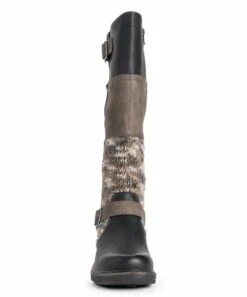 Brand new ???? LUKEES By MUK LUKS Black & Brown Patch Buckle-Detail Arya Boot - ???? Women ???? 7 Brand new ???? LUKEES By MUK LUKS Black & Brown Patch Buckle-Detail Arya Boot - ???? Women ???? -MUK LUKS SHOP zu97892783 alt 4 tm1634820232