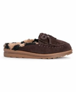 Hot Sale ???? MUK LUKS Chocolate Ziggy Hollywood Leather Mule - ???? Women ???? -MUK LUKS SHOP zu98873830 alt 2 tm1629895877
