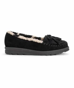 Cheapest ???? MUK LUKS Black Ziggy Santa Monica Suede Moccasin - ???? Women ???? -MUK LUKS SHOP zu99038554 alt 2 tm1629897842