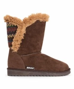 Outlet ???? Essentials By MUK LUKS Brown & Spice Geometric Carey Boot - ???? Women ???? -MUK LUKS SHOP zu99505938 alt 2 tm1631209088