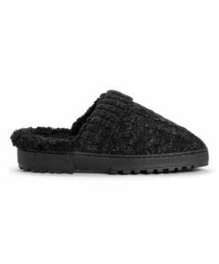 Best deal ???? MUK LUKS Black Minette Slipper - ???? Women ???? -MUK LUKS SHOP zu99506049 alt 2 tm1631209208 1