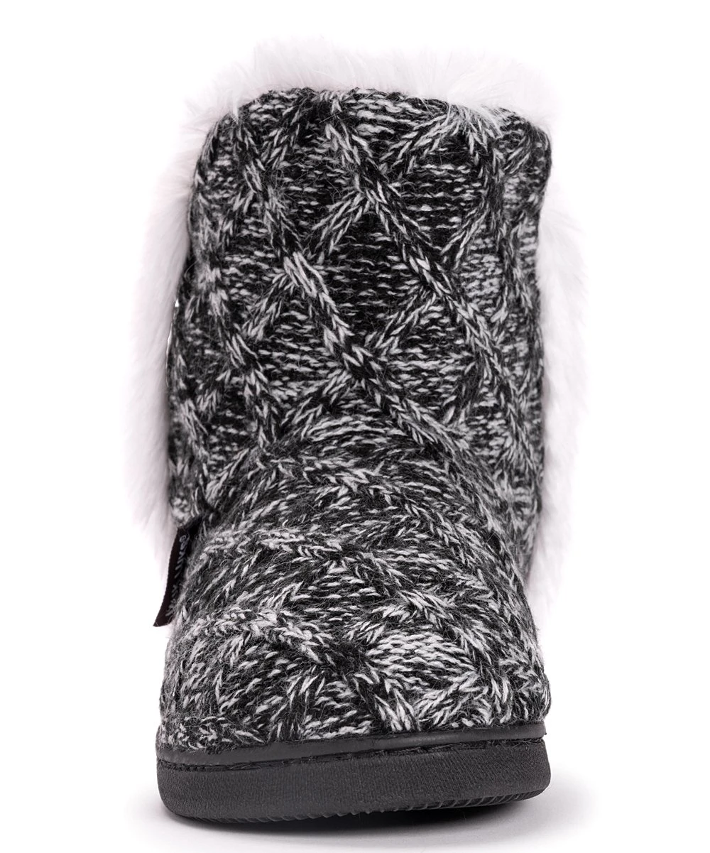 Best Pirce ???? MUK LUKS Ebony & Ghost Fair Isle Cheyenne Slipper Boot - ???? Women ???? 4 Best Pirce ???? MUK LUKS Ebony & Ghost Fair Isle Cheyenne Slipper Boot - ???? Women ???? - Image 4