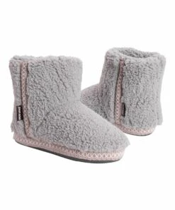 Flash Sale ???? MUK LUKS Medium Gray Heather Freja Slipper Boot - ???? Women ❤️