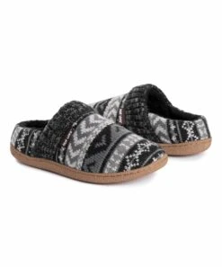 Wholesale ???? MUK LUKS Black Geometric Marcel Slipper - Men ????